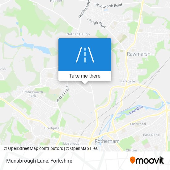 Munsbrough Lane map