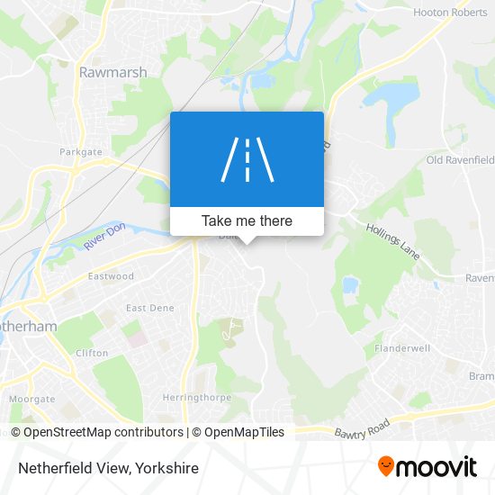 Netherfield View map
