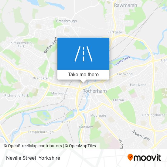 Neville Street map