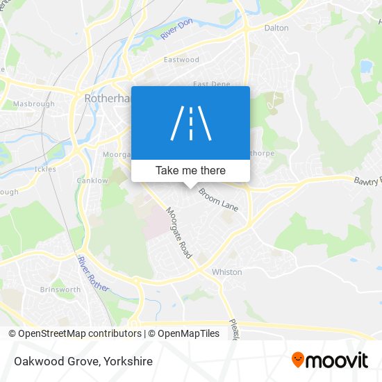 Oakwood Grove map