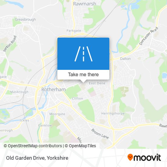 Old Garden Drive map