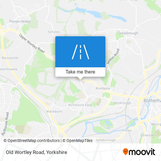 Old Wortley Road map