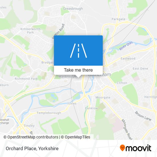 Orchard Place map