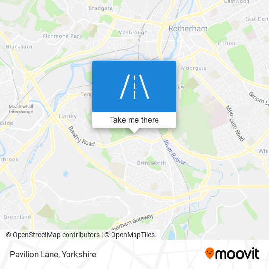 Pavilion Lane map