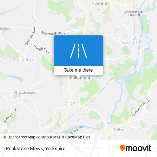 Peakstone Mews map