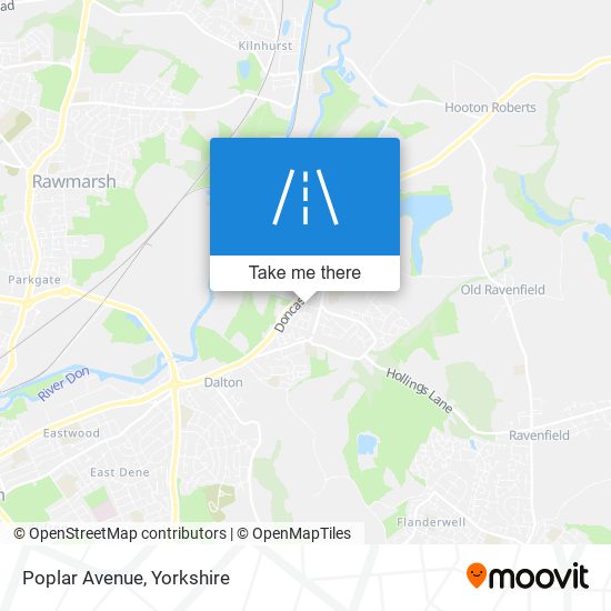 Poplar Avenue map