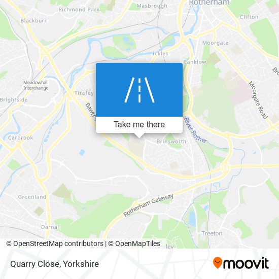 Quarry Close map