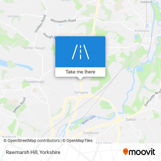 Rawmarsh Hill map