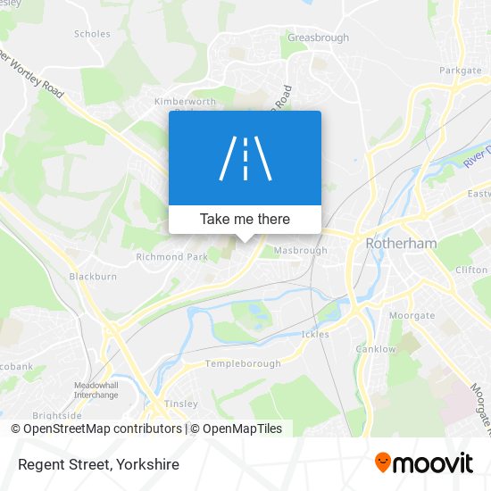 Regent Street map
