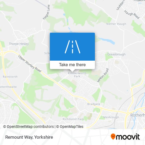 Remount Way map
