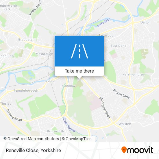 Reneville Close map