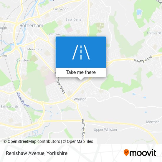 Renishaw Avenue map