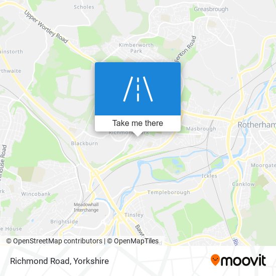Richmond Road map