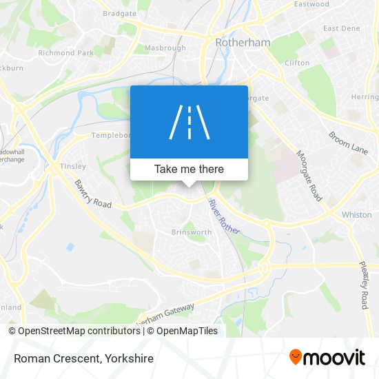 Roman Crescent map