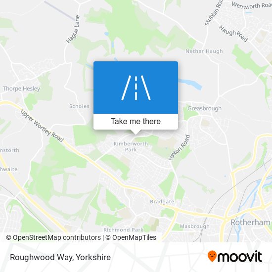 Roughwood Way map