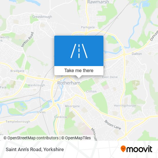 Saint Ann's Road map