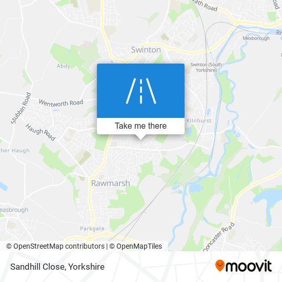 Sandhill Close map