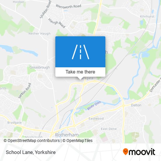 School Lane map
