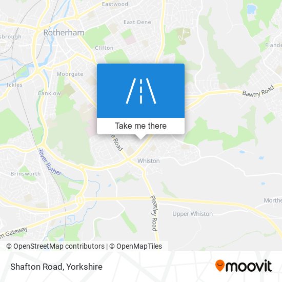 Shafton Road map