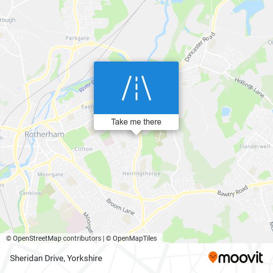 Sheridan Drive map
