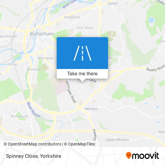 Spinney Close map