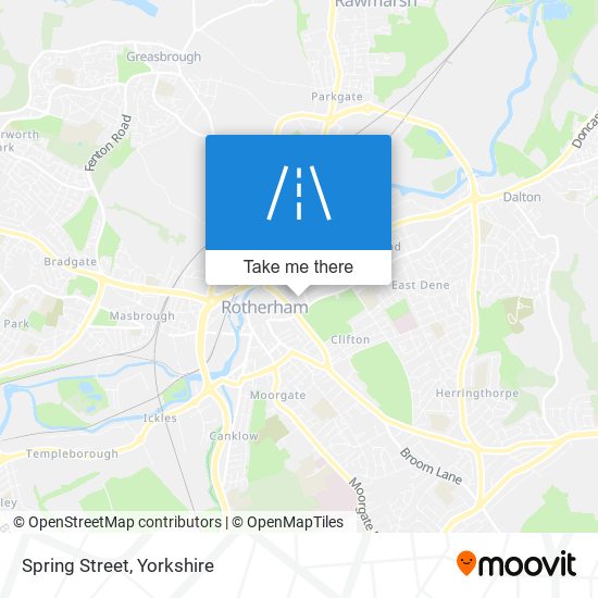 Spring Street map