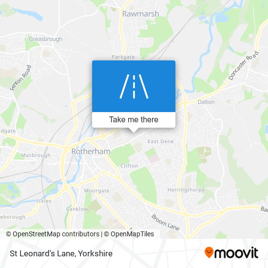 St Leonard's Lane map