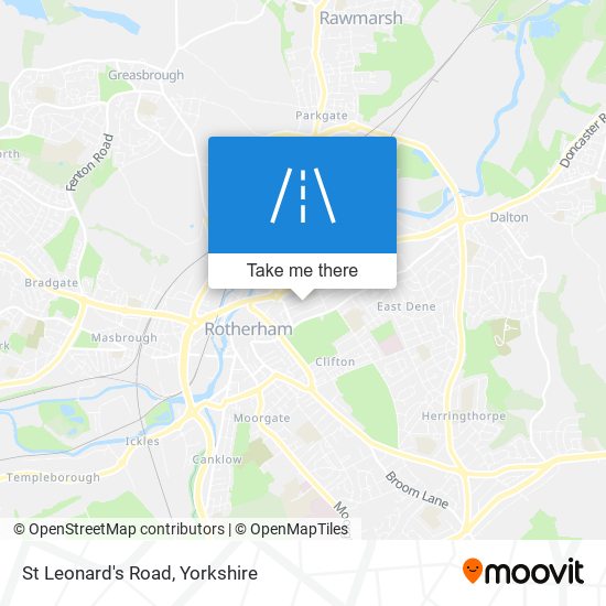 St Leonard's Road map