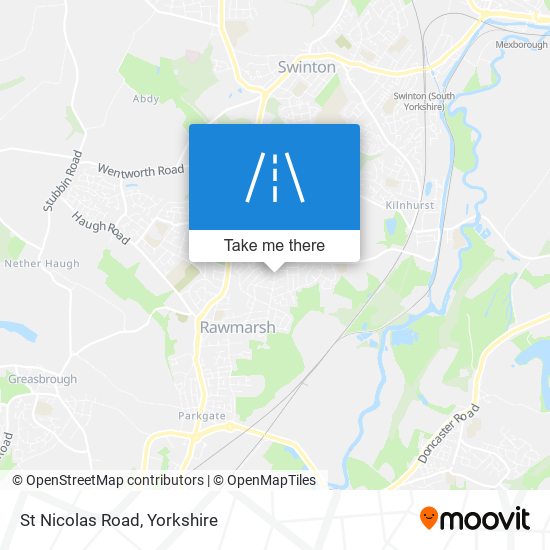 St Nicolas Road map