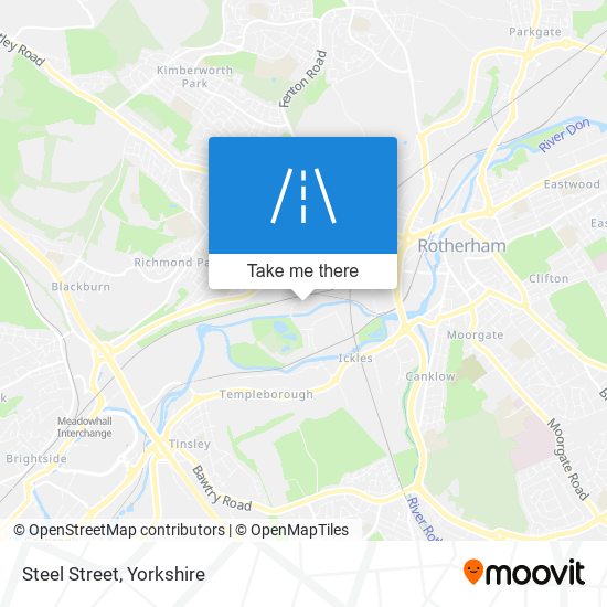 Steel Street map
