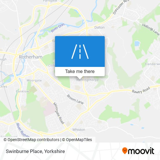 Swinburne Place map