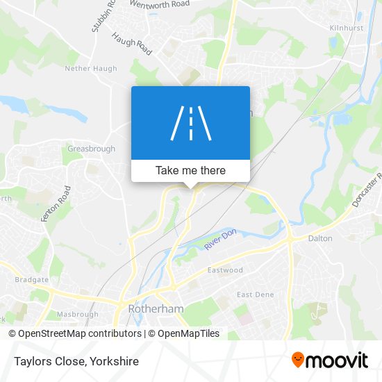 Taylors Close map