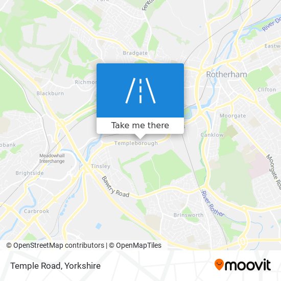 Temple Road map