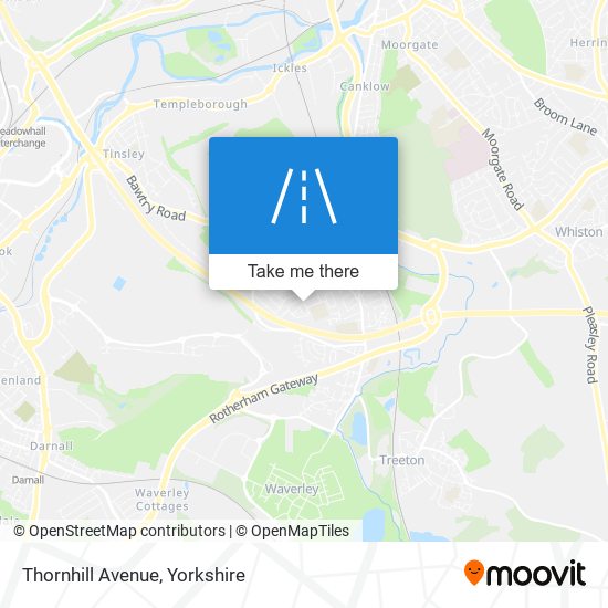 Thornhill Avenue map
