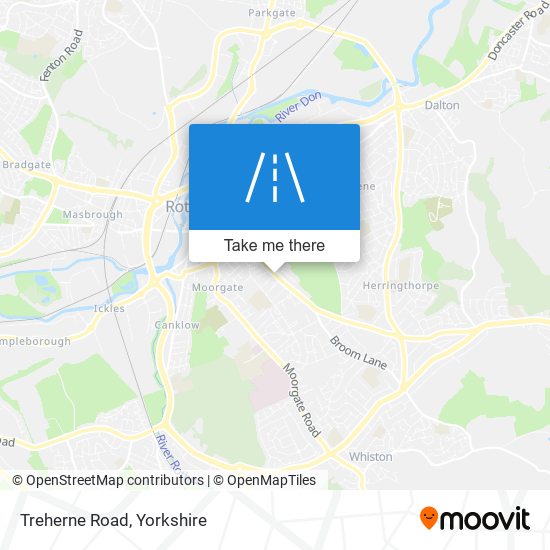 Treherne Road map
