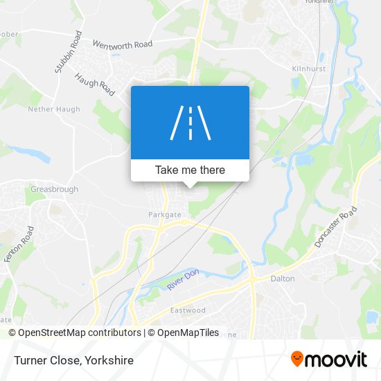Turner Close map