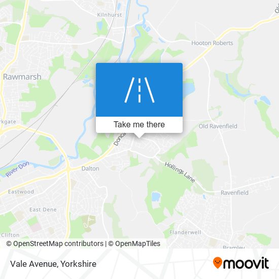 Vale Avenue map
