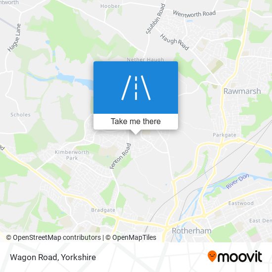 Wagon Road map