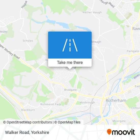 Walker Road map