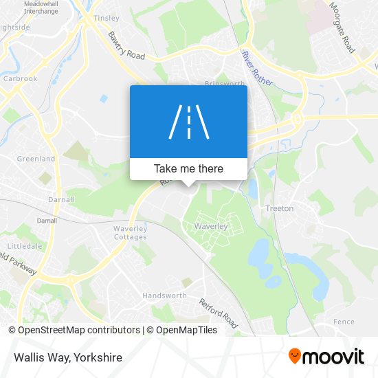 Wallis Way map