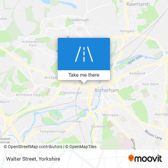 Walter Street map