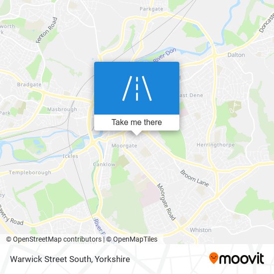 Warwick Street South map