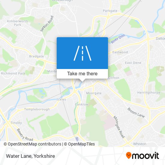 Water Lane map