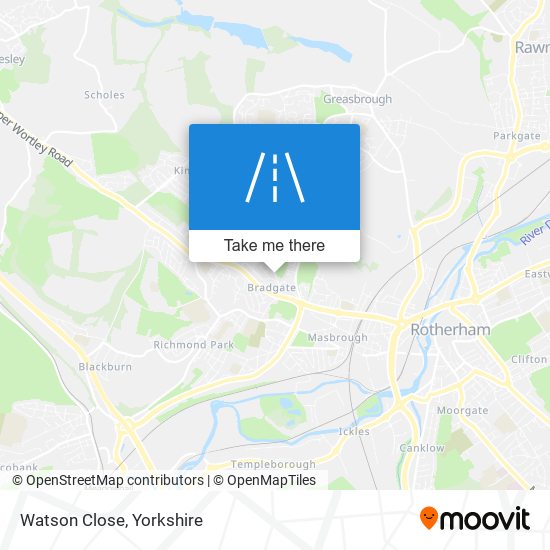 Watson Close map