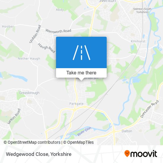Wedgewood Close map