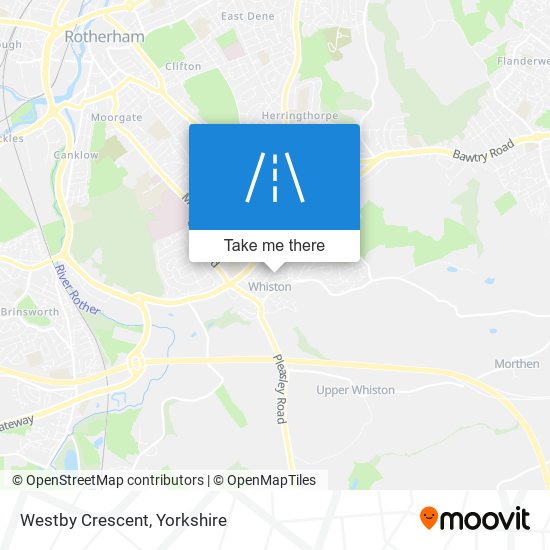 Westby Crescent map