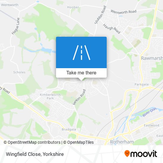Wingfield Close map
