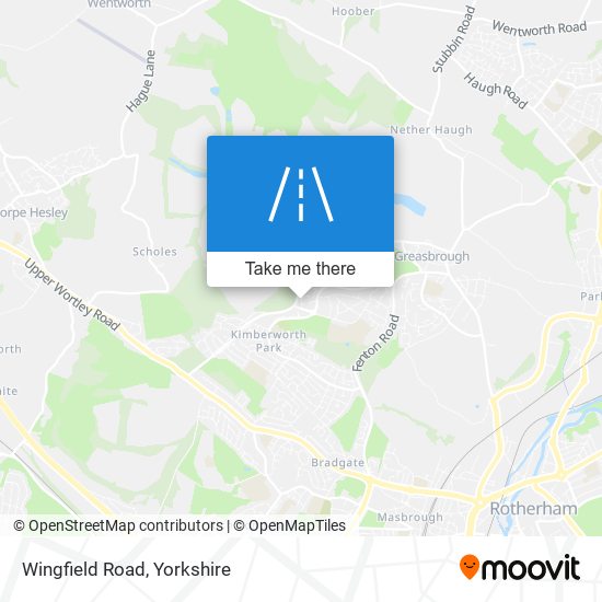 Wingfield Road map