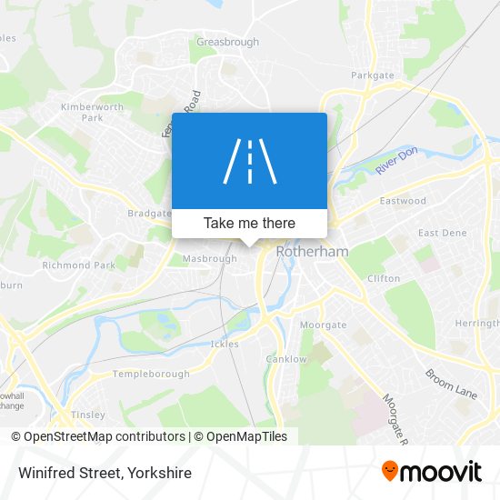 Winifred Street map