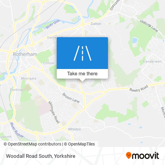 Woodall Road South map